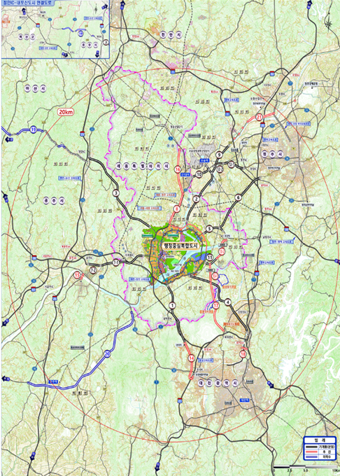 광역도로 노선도