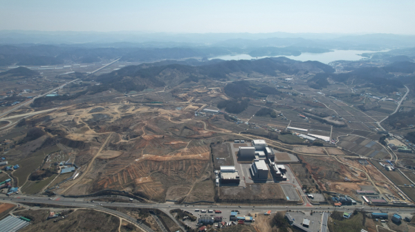 예산제2일반산업단지 조성 전경