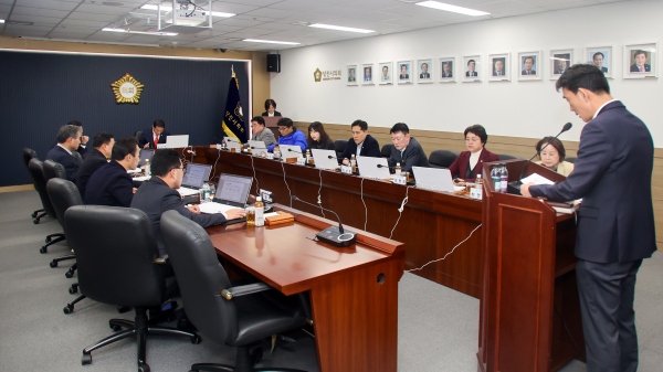 당진시의회, 3월 중 의원출무일 운영 모습