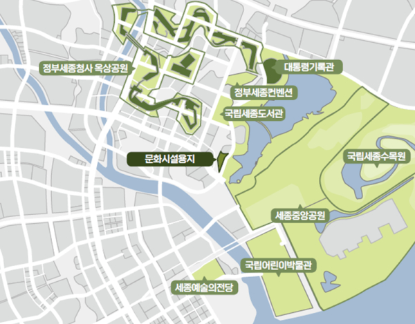 (위치) 1-5生 문화시설용지 1-2BL (세종시 어진동)