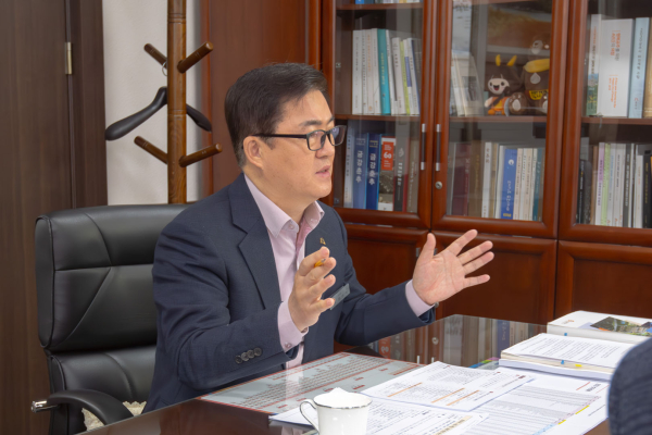 공주시 핵심과제 추진상황 보고회 개최 모습