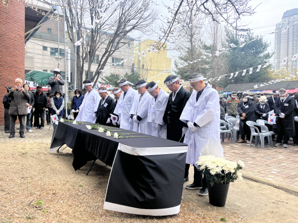 유성장터 만세운동 및 의병제 참석