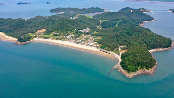 대난지도 해수욕장 모습