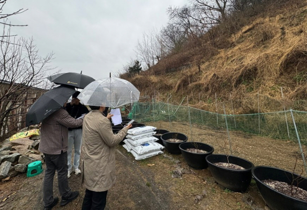 해빙기 취약시설 안전 점검 사진