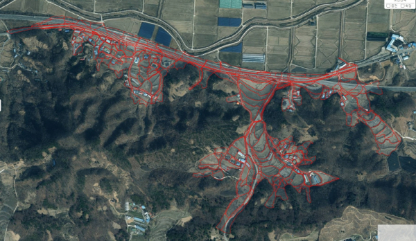 지적 재조사 관련 성리1지구 도면