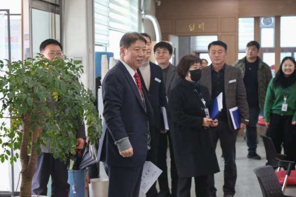 노태현 부군수 읍면 순방 모습