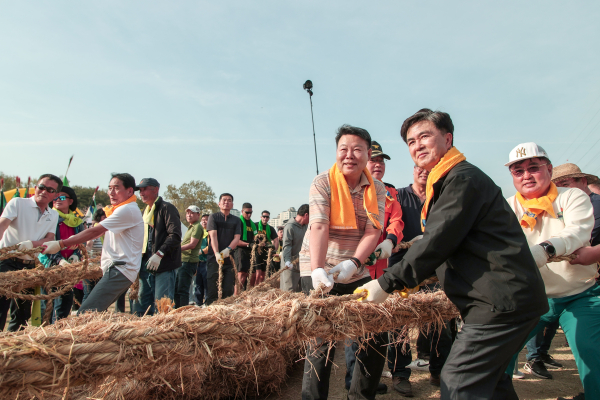 2024 기지시줄다리기 축제 현장 모습