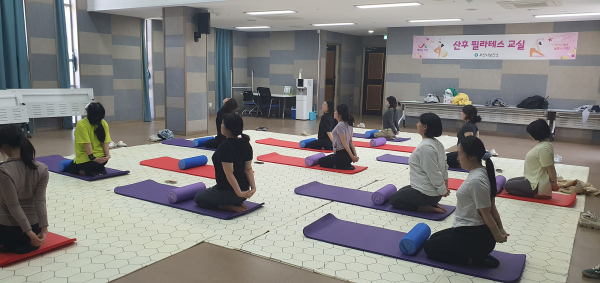 4월 9일 서산시 보건소에서 운영된 프로그램