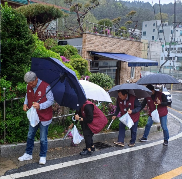 “향군 GO! GO! GO 캠페인 ”활동 진행 모습