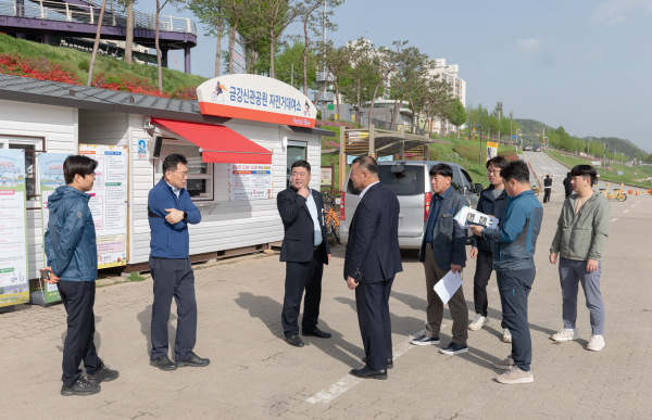 ​지난 16일, ‘2024 대한민국 자전거대축제 in 공주’의 성공 개최를 위해 사전 현장점검 모습​