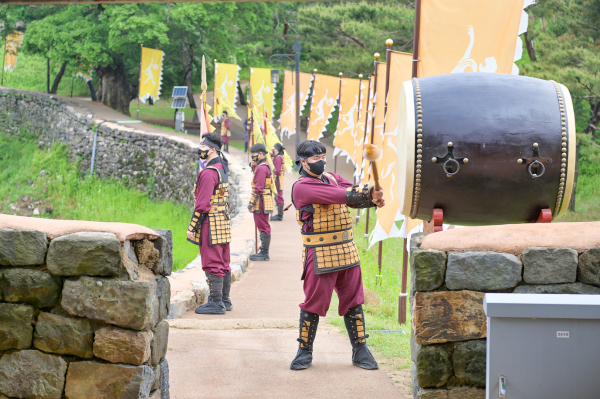 지난해 공산성 수문병 교대식 모습
