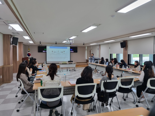 동·서부교육지원청 주관장학 첫 협의회 개최 모습