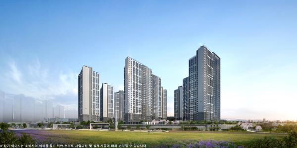 더샵 탕정인피니티시티 2차 조감도