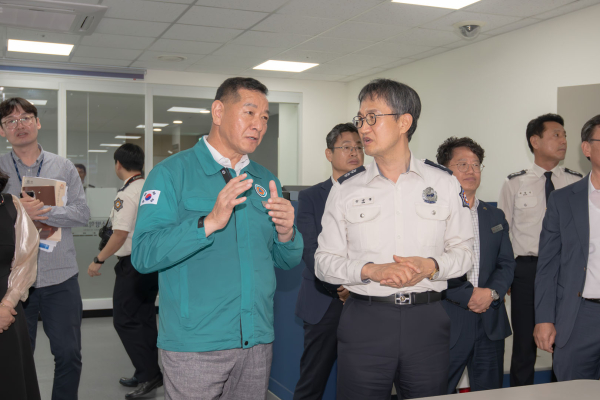 드론 실증 도시 구축사업_중앙소방학교 방문