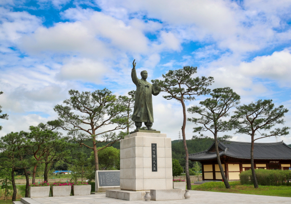 옥파 이종일 선생 생가지 모습.