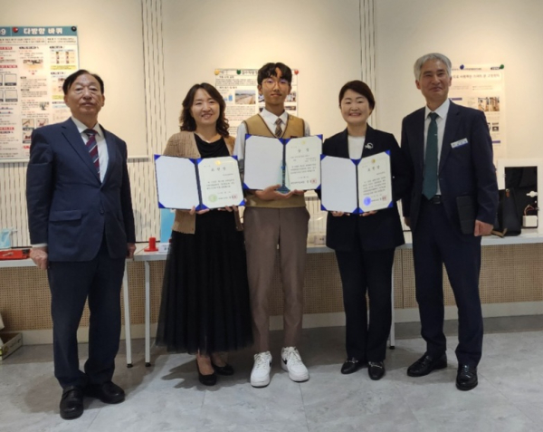 대전외삼중학교, 과학교육 우수학교 선정 모습