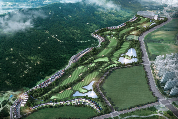내포신도시 골프장 조감도