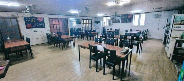 입식테이블 설치 음식점