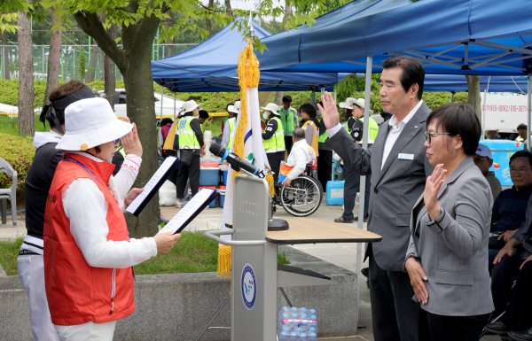 2024 만세보령머드배 전국장애인 파크골프대회 개최 모습