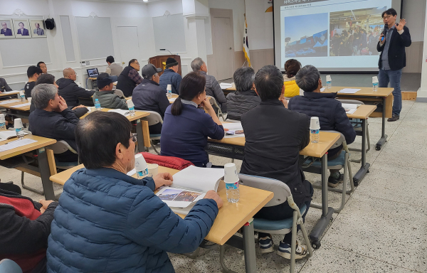 지난 3월 운산농협 대회의실에서 열린 ‘서산시 로컬푸드 인증 교육’
