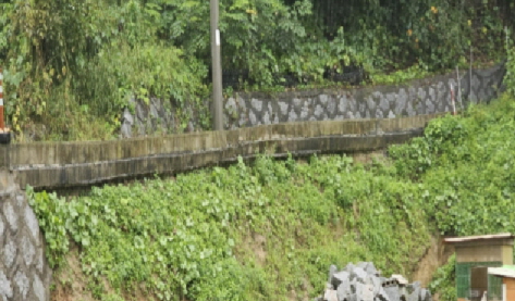 농소리 위험사면 개선사업 예정지