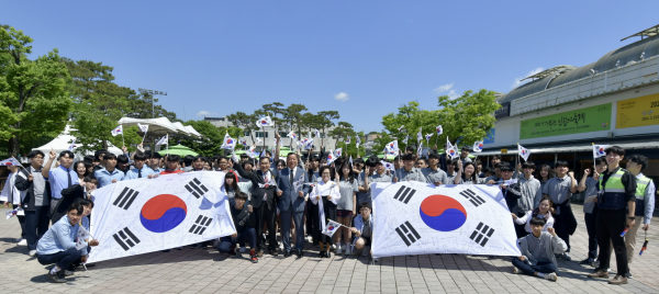 제4회 3.1만세운동 재현 행사 모습