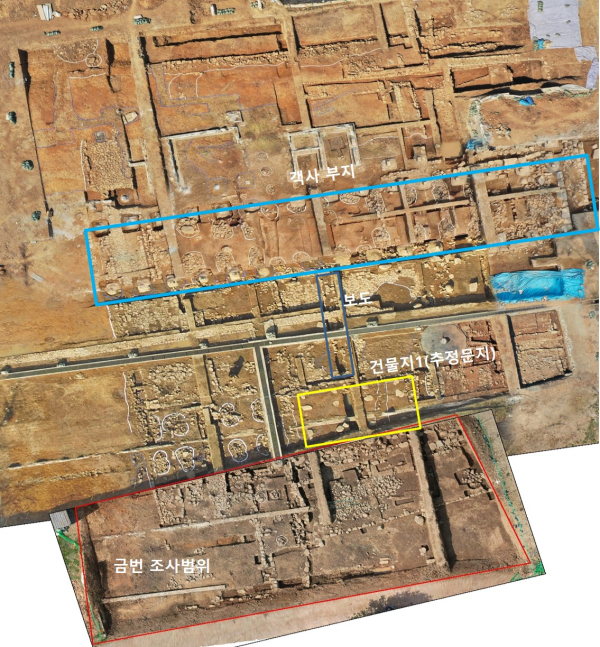면천읍성 객사 내삼문 정밀발굴조사구역