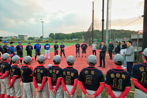 오성환 당진시장, 충남도민체전 참가 선수 격려