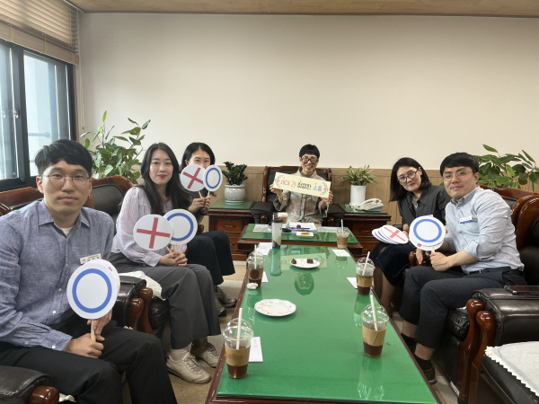 간부공무원과 젊은 세대 직원을 연결하는 ‘세대 간 청렴한 소통’ 진행