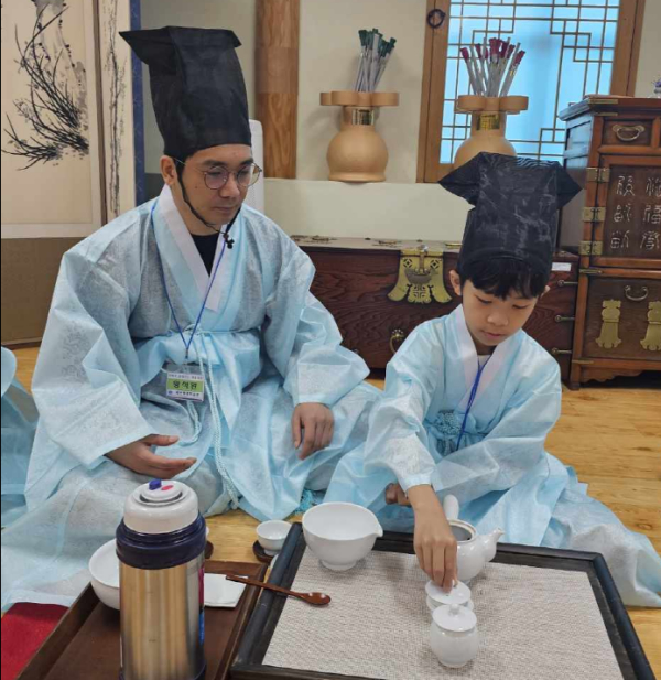 2024년 아빠와 함께하는 선비체험 모습