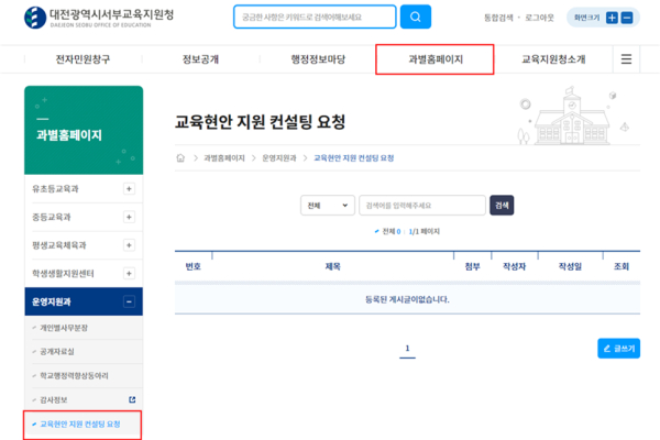 ‘학교-지방(기초)자치단체 교육현안 지원계획’ 시행