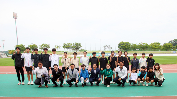 제76회 충청남도체육대회 당진시 선수단 위문 방문