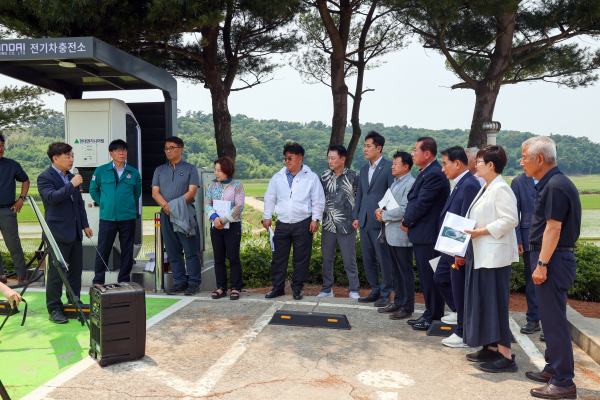 당진시의회 2024 행정사무감사 대비 현장방문 모습(2일차)