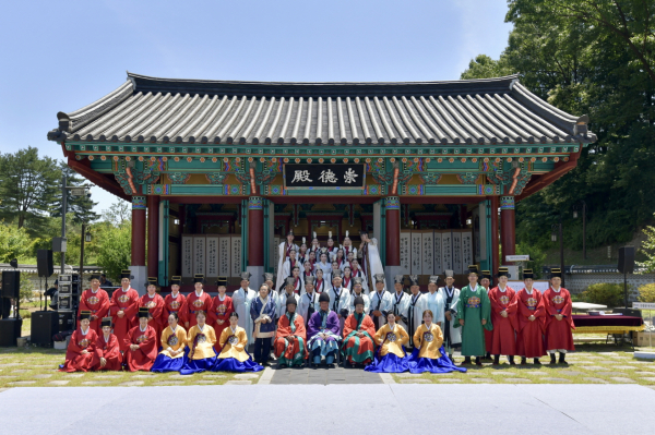 무령왕 추모제례 진행 기념사진