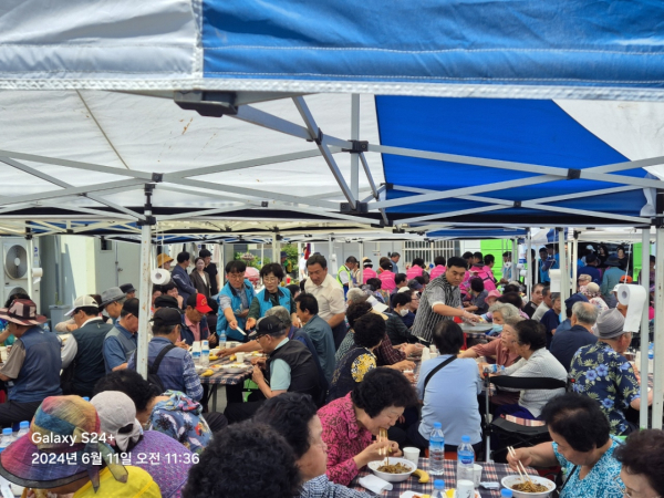 호국보훈의 달 짜장면 무료나눔 진행