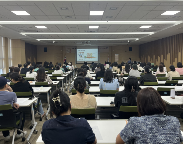 지난 18일, 지역본부 대회의실에서 ‘영유아 건강교실’ 개최 모습