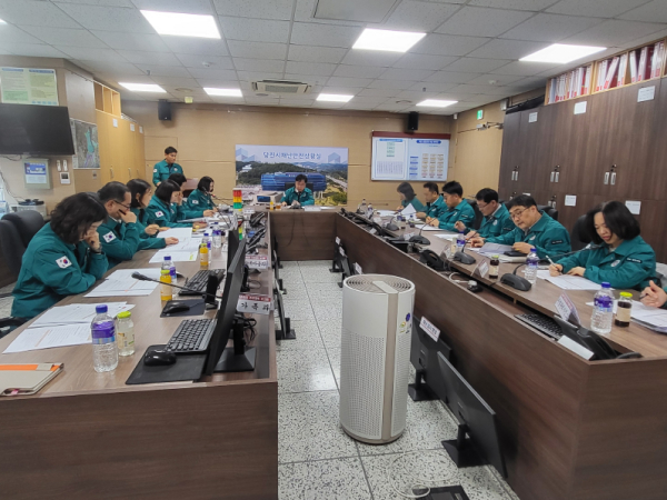 대한민국 안전대전환 ‘집중안전 추진계획 보고회’ 개최 모습