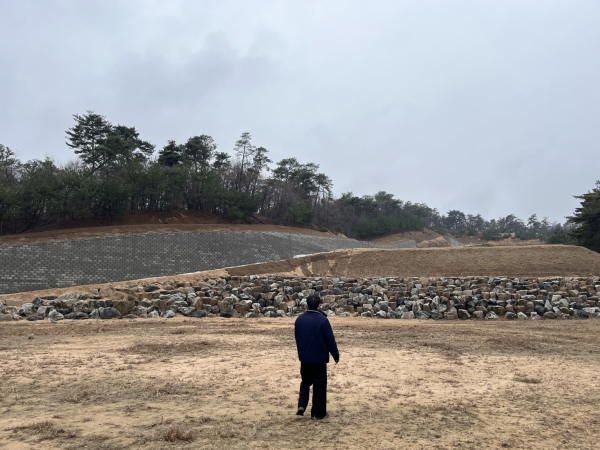 덕산면 낙상리 일반창고 부지조성 현장 안전점검 모습
