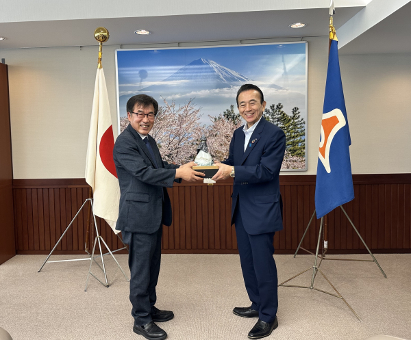 전형식 정무부지사-스즈키 야스토모 시즈오카현지사