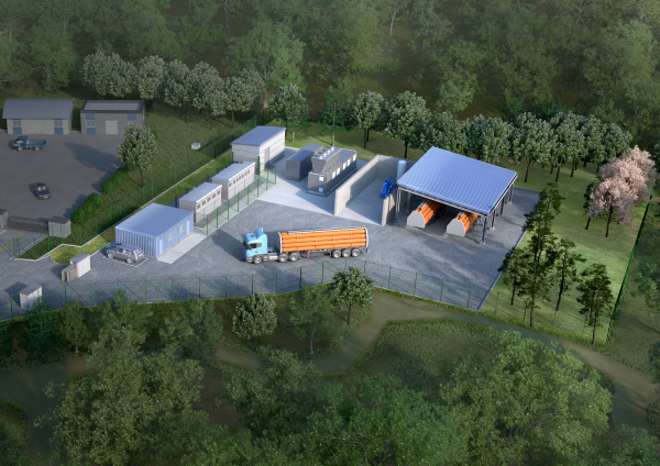 밀양 그린수소 인프라 구축사업 조감도