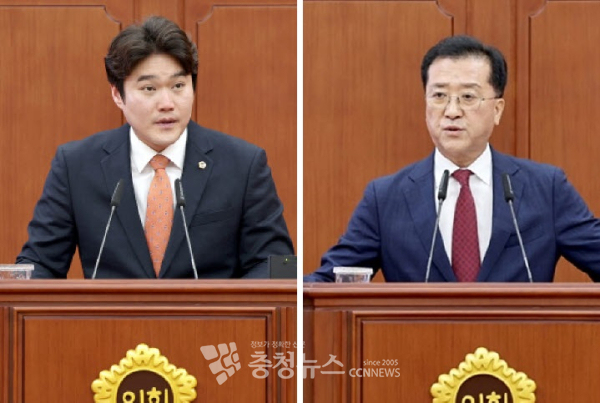 (왼쪽부터) 대전시의회 김선광 의원, 조원휘 의원