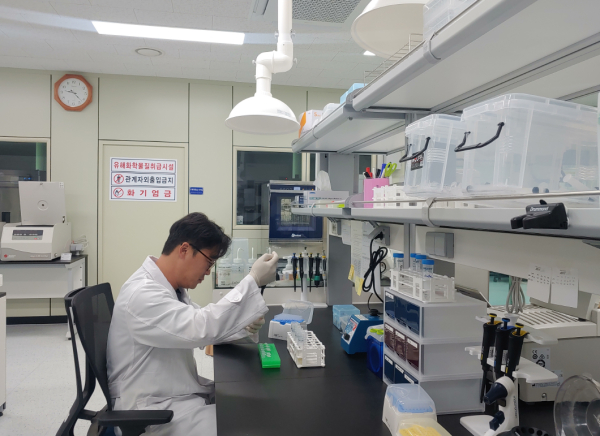 서산시 농업기술센터에서 운영되는 농산물안전분석실