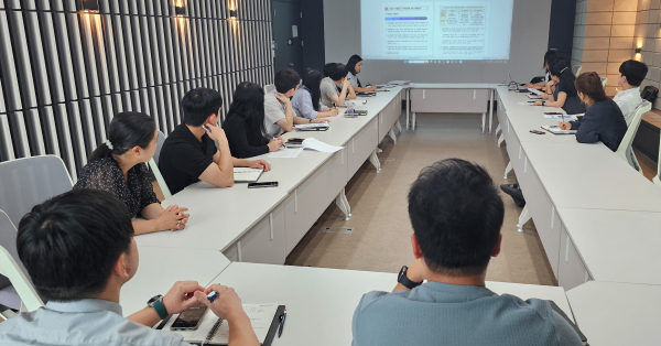 데이터기반 행정 캠페인 전파 교육 진행 모습