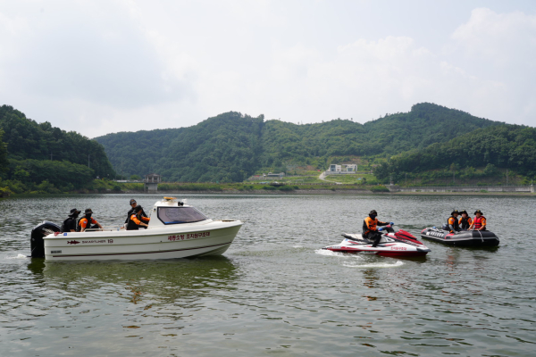 조치원소방서 훈련 모습