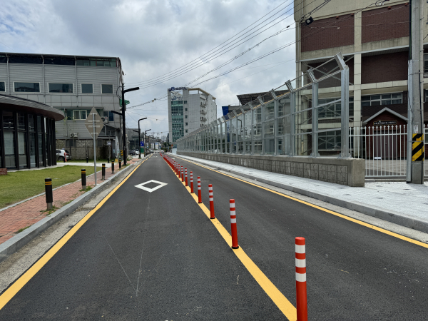 당진도시계획도로(당진정보고~당진중) 모습