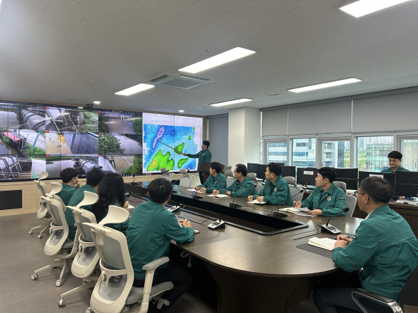 재난안전상황실 운영 모습