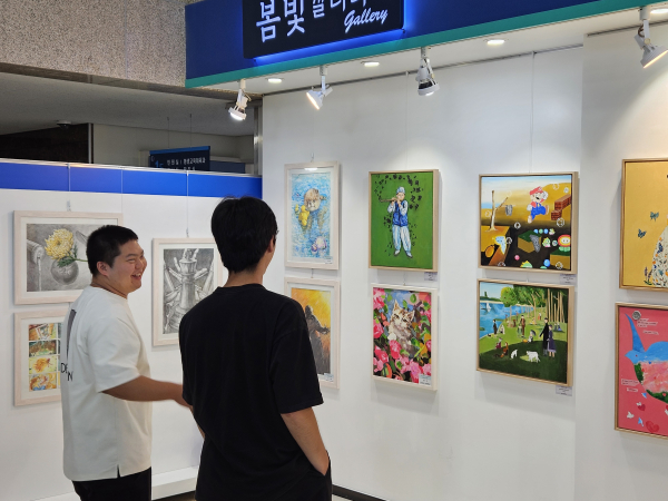 전국예술중점학교 연합 전시회 개최 모습