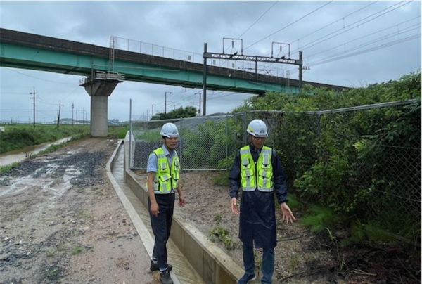 호남고속선 익산~광주송정 간 수해복구 현장 배수상태 등 집중점검 시행 (7.10)