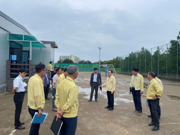 집중호우 피해 현장 긴급 점검