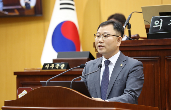 제297회 서산시의회 임시회 제1차 본회의 5분 자유 발언(문수기 의원)